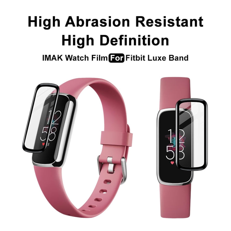 For Fitbit Luxe IMAK Plexiglass HD Watch Protective Film