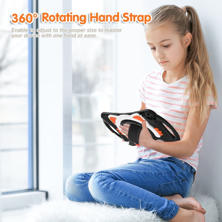 Cute Cat King Kids Shockproof EVA Protective Case with Holder & Shoulder Strap & Handle, For iPad 10.2 2021 / 2020 / 2019 / Pro 10.5 / Air 10.5
