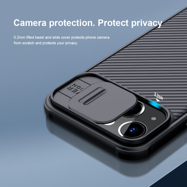 NILLKIN Black Mirror Pro Series Camshield Full Coverage Dust-proof Scratch Resistant Phone Case, For iPhone 13