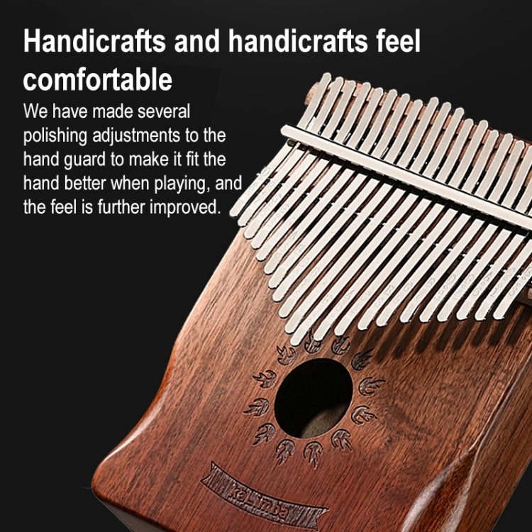21 Tone Acacia Wood Thumb Piano Kalimba Musical Instruments(Aurora Blue-Sun)