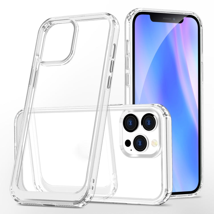 For iPhone 13 Pro Crystal Clear Shockproof PC  TPU Protective Case (Transparent)