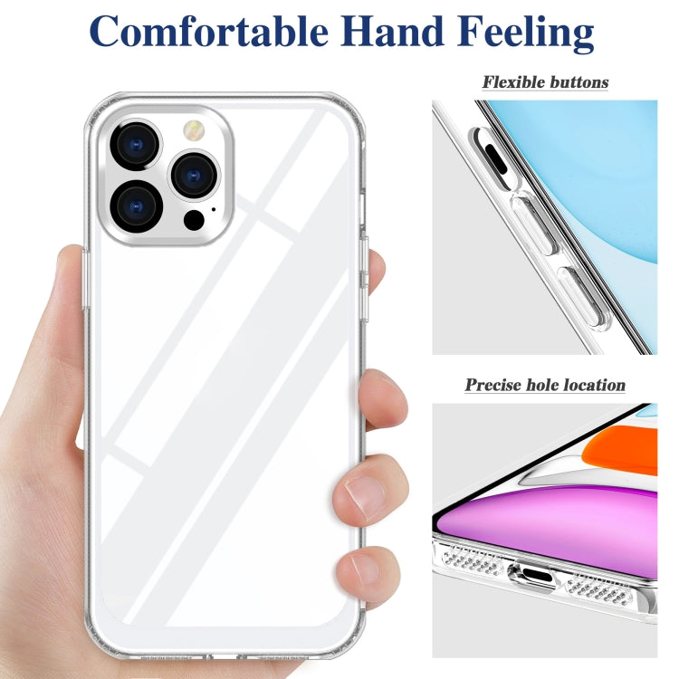 For iPhone 13 Pro Crystal Clear Shockproof PC  TPU Protective Case (Transparent)