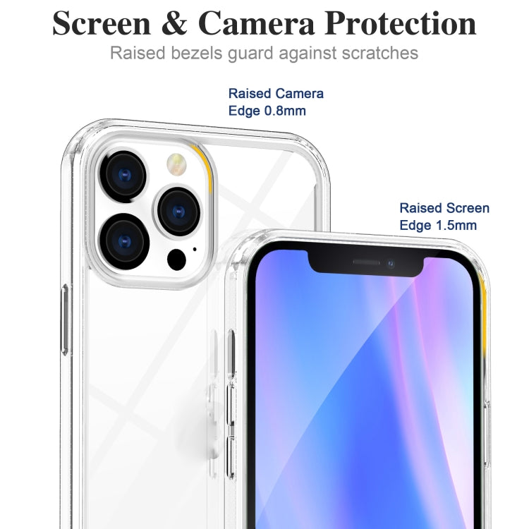 For iPhone 13 Pro Crystal Clear Shockproof PC  TPU Protective Case (Transparent)