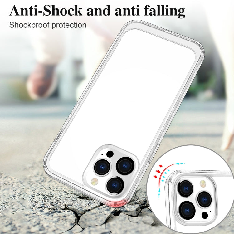 For iPhone 13 Pro Crystal Clear Shockproof PC  TPU Protective Case (Transparent)