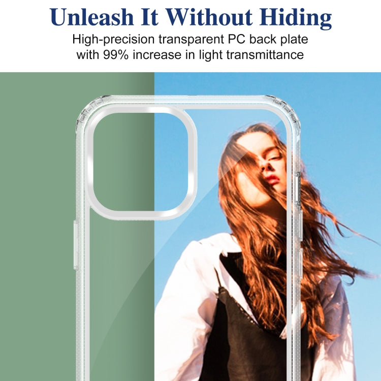 For iPhone 13 Pro Crystal Clear Shockproof PC  TPU Protective Case (Transparent)