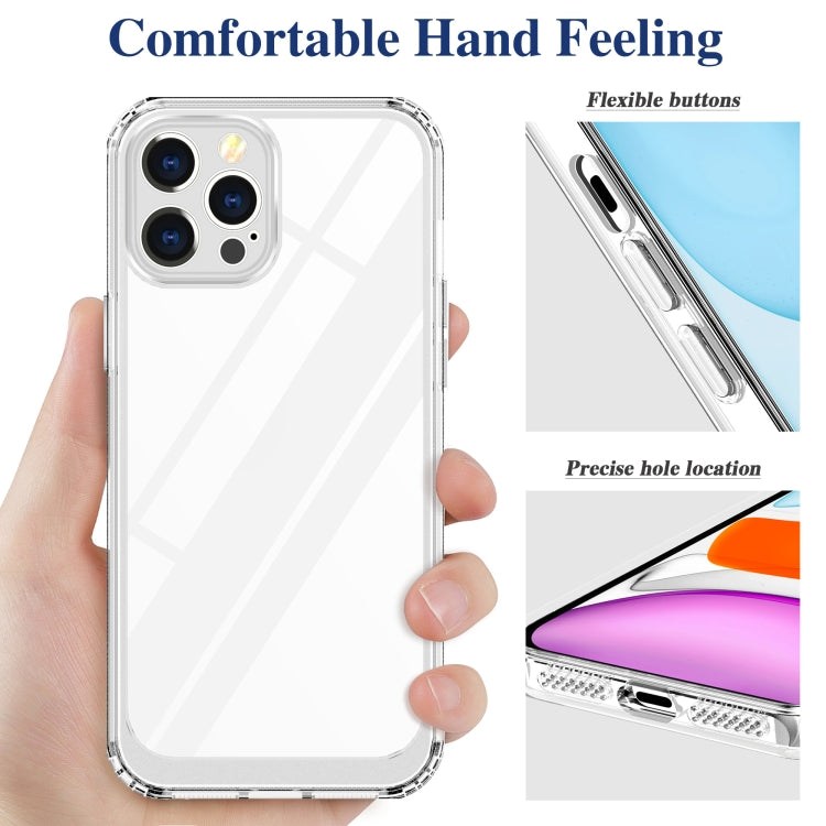 For iPhone 12 Pro Max Crystal Clear Shockproof PC  TPU Protective Case(Transparent)