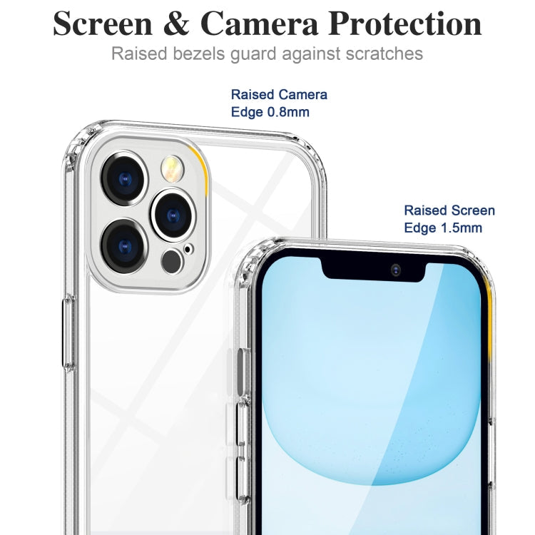 For iPhone 12 Pro Max Crystal Clear Shockproof PC  TPU Protective Case(Transparent)