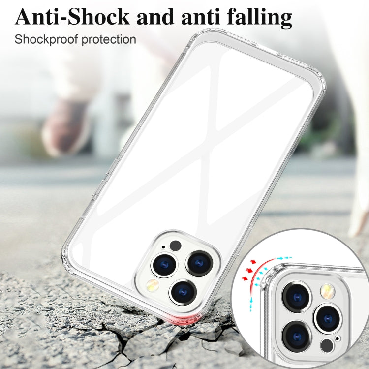 For iPhone 12 Pro Max Crystal Clear Shockproof PC  TPU Protective Case(Transparent)