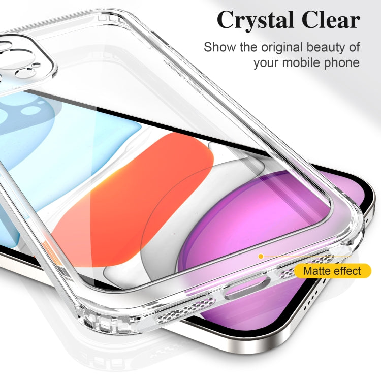 For iPhone 12 Pro Max Crystal Clear Shockproof PC  TPU Protective Case(Transparent)