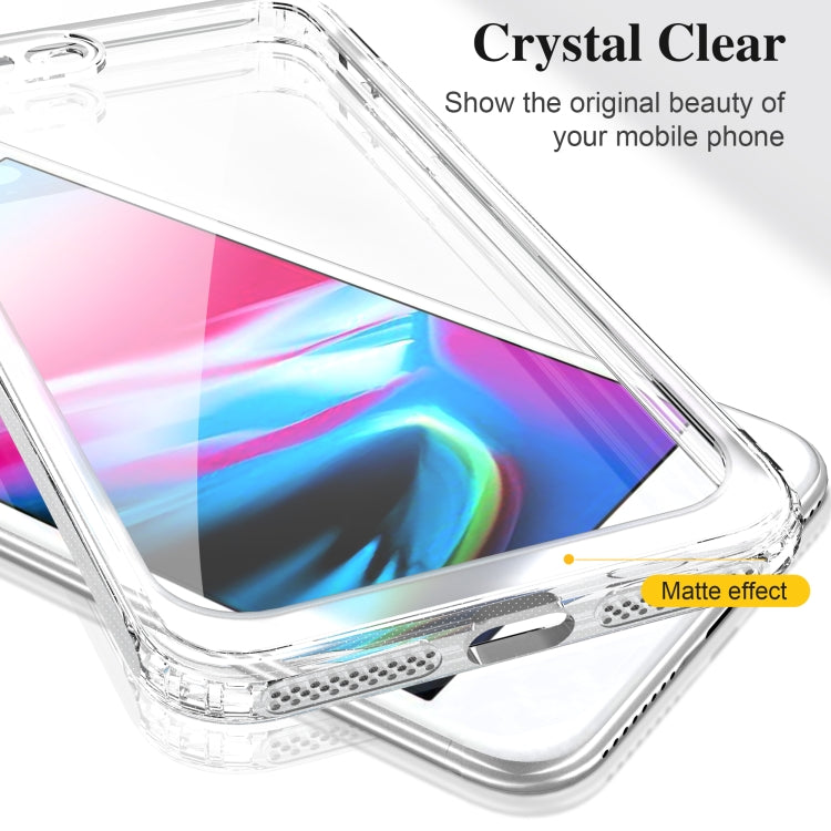 Crystal Clear Shockproof PC  TPU Protective Case For iPhone 8 Plus / 7 Plus(Transparent)