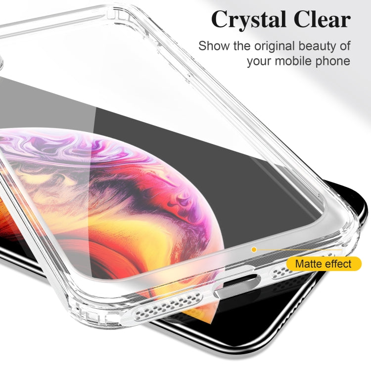 For iPhone X / XS Crystal Clear Shockproof PC  TPU Protective Case(Transparent)