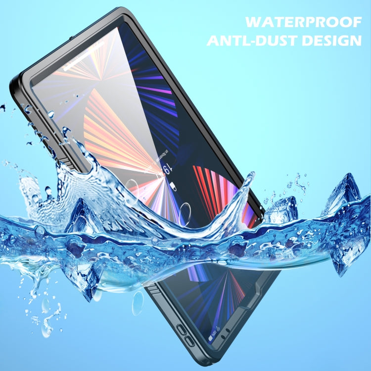 For iPad Pro 12.9 2022 / 2021 RedPepper Shockproof Waterproof PC + PET + TPU Protective Tablet Case