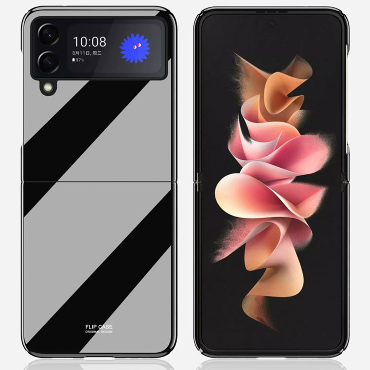 Shockproof Piano Paint Protective Case, For Samsung Galaxy Z Flip3 5G