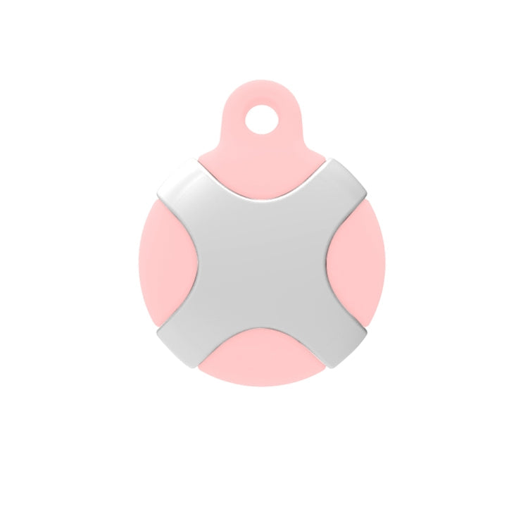 Waterproof Sealing Strip Anti-Scratch Shockproof Rugged Silicone Case For AirTag(Pink Grey)