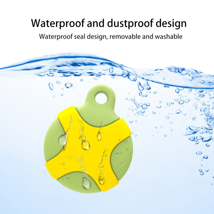 Waterproof Sealing Strip Anti-Scratch Shockproof Rugged Silicone Case For AirTag(Pink Grey)