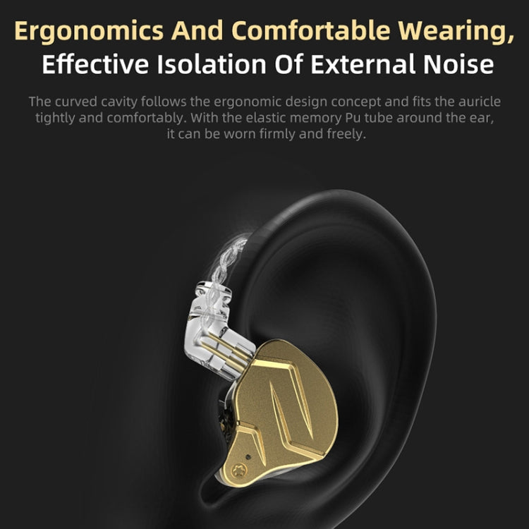 KZ ZSN Pro X Ring Iron Hybrid Drive Metal In-ear Wired Earphone,, ZSN Pro X Mic Version(Black), ZSN Pro X Mic Version(Gold), ZSN Pro X Standard Version(Black), ZSN Pro X Standard Version(Gold)
