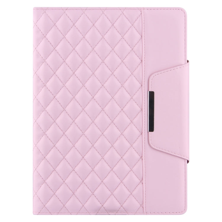 Checkered Pattern Horizontal Flip Leather Case with Holder & Card Slots & Hand Strap, For iPad 10.2 (2021 / 2020 / 2019), For iPad Pro 11 (2021 / 2020 / 2018), For iPad mini 5 / 4, For iPad 9.7 (2018 / 2017)