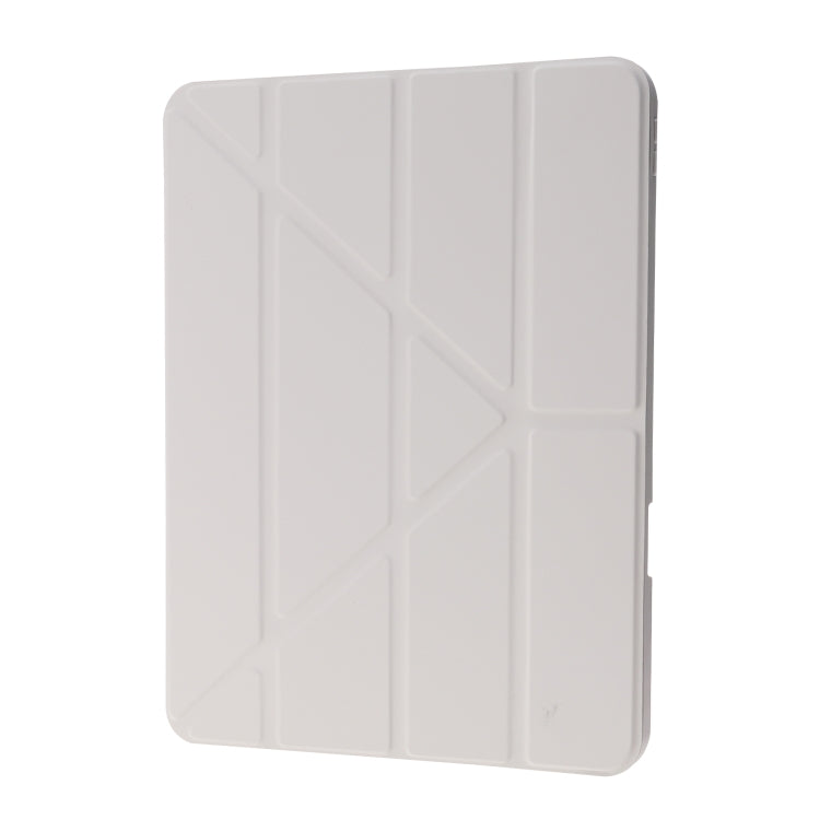 Deformation Transparent Acrylic Horizontal Flip PU Leather Case with Multi-folding Holder & Sleep / Wake-up Function & Pen Slot, For iPad Air 2022 / 2020 10.9, For iPad Pro 11.0 2021 / 2020 / 2018, For iPad 9.7 2017 / 2018 / Pro 9.7                    ...