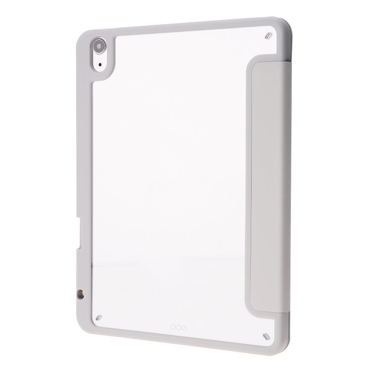 Deformation Transparent Acrylic Horizontal Flip PU Leather Case with Multi-folding Holder & Sleep / Wake-up Function & Pen Slot, For iPad Air 2022 / 2020 10.9, For iPad Pro 11.0 2021 / 2020 / 2018, For iPad 9.7 2017 / 2018 / Pro 9.7                    ...
