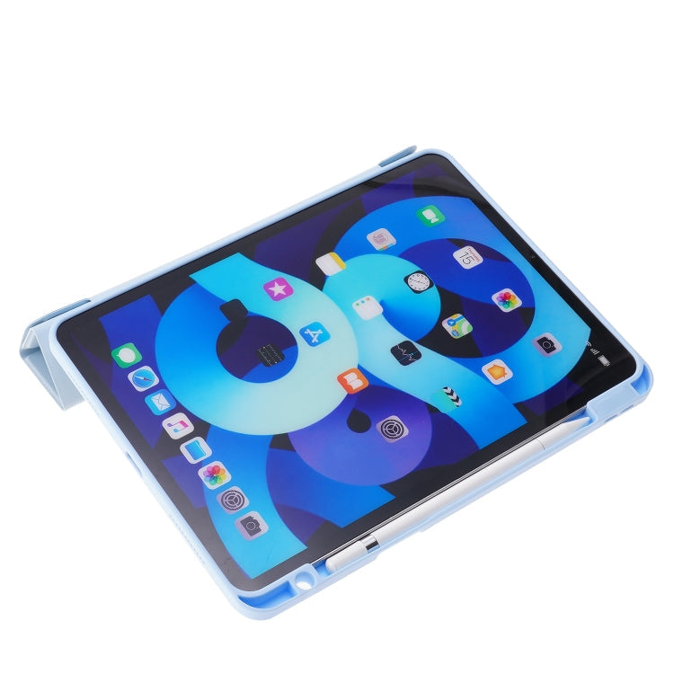 Deformation Transparent Acrylic Horizontal Flip PU Leather Case with Multi-folding Holder & Sleep / Wake-up Function & Pen Slot, For iPad Air 2022 / 2020 10.9, For iPad Pro 11.0 2021 / 2020 / 2018, For iPad 9.7 2017 / 2018 / Pro 9.7                    ...