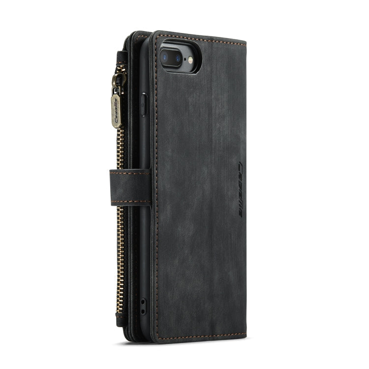 CaseMe-C30 PU + TPU Multifunctional Horizontal Flip Leather Case with Holder & Card Slot & Wallet & Zipper Pocket, For iPhone 8 Plus & 7 Plus & 6 Plus, For iPhone SE 2022 / SE 2020 / 8 / 7 / 6, For iPhone 11, For iPhone 11 Pro, For iPhone 11 Pro Max   ...