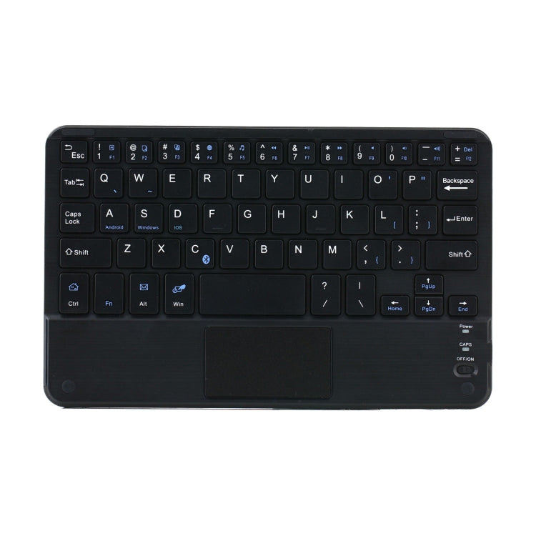 HK006C Detachable Bluetooth Keyboard Leather Tablet Case with Touchpad & Holder for iPad mini 6(Black)