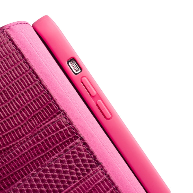 QIALINO Small Crocodile Texture Horizontal Flip Leather Case with Holder & Card Slots & Wallet, For iPhone 13 Pro Max