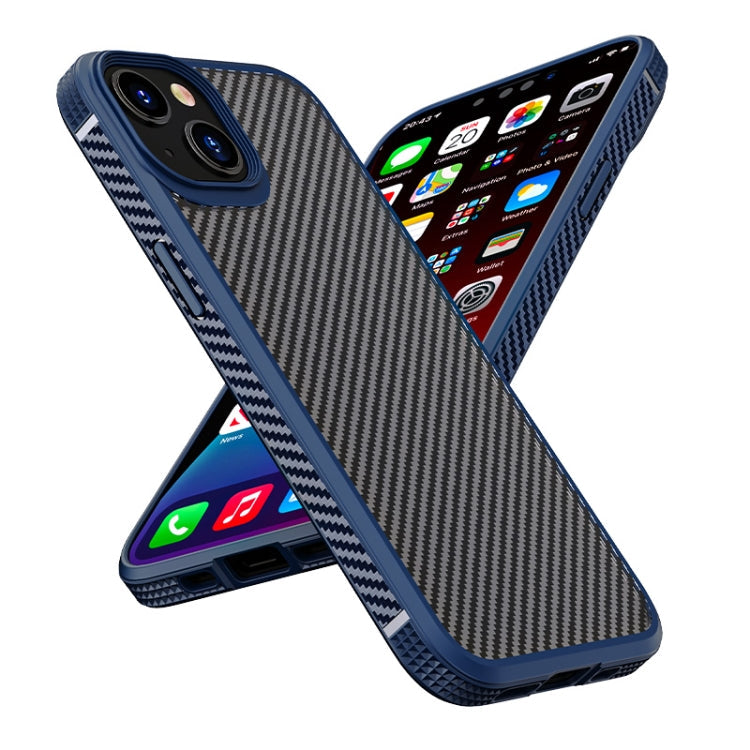iPAKY MG Series Carbon Fiber TPU + PC Shockproof Case, For iPhone 13 mini, For iPhone 13