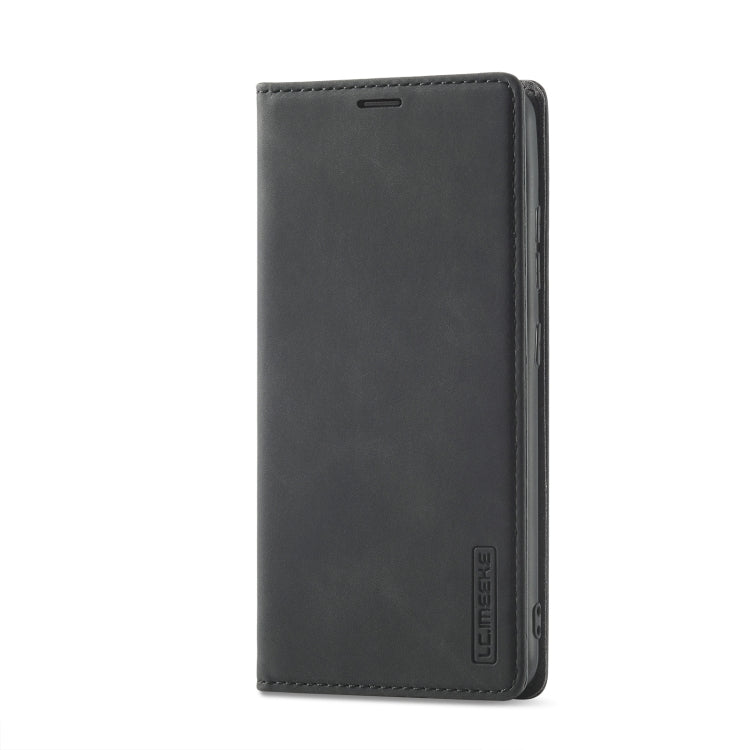 LC.IMEEKE Strong Magnetism Ultra-thin Horizontal Flip Matte TPU + PU Leather Case with Holder & Card Slots & Wallet, For Samsung Galaxy A32 5G
