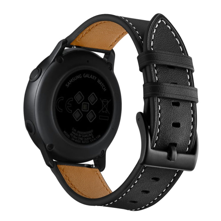 Leather Replacement Strap Watchband, For Samsung Galaxy Watch4 40mm/44mm