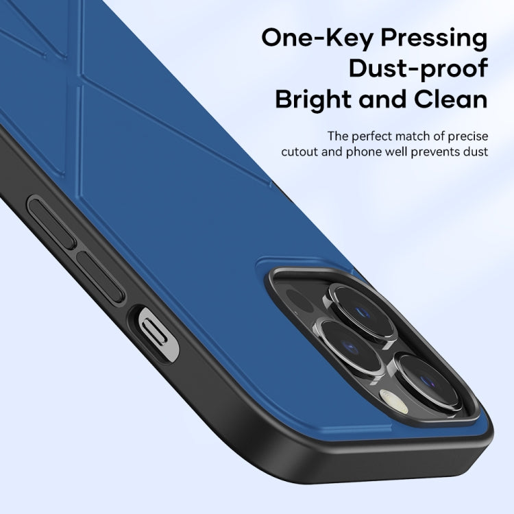ROCK Element Plus TPU + PC Shockproof Protective Case with Folding Holder, For iPhone 13 Pro Max