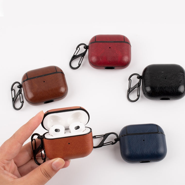Wireless Earphone Leather Shockproof Protective Case for AirPods 3, For AirPods 3
