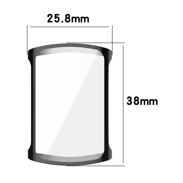 For Fitbit Charge 5 Full Coverage TPU Electroplating Protective Case Cover(Silver)