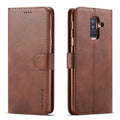 LC.IMEEKE Calf Texture Horizontal Flip Leather Case, with Holder & Card Slots & Wallet, For Galaxy A6 Plus (2018)