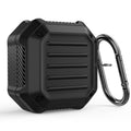 Shockproof Carbon Fiber Luggage Earphone Protective Case with Hook, For Samsung Galaxy Buds Live / Buds 2 / Buds Pro / Buds 2 Pro