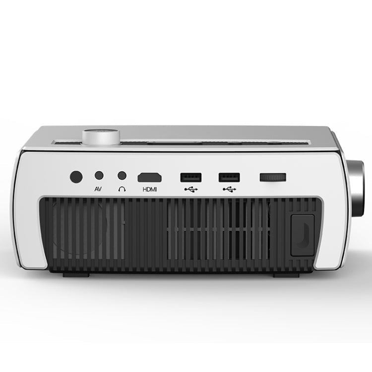 YG430 Android Version 1920x1080 2500 Lumens Portable Home Theater LCD HD Projector, Plug Type:EU Plug(Silver)