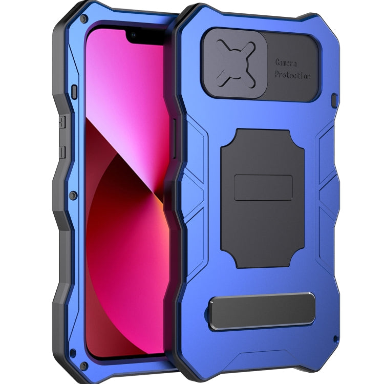 Camshield Shockproof Waterproof Dustproof Metal Case with Holder, For iPhone 13, For iPhone 13 Pro, For iPhone 13 Pro Max, For iPhone 12 / 12 Pro