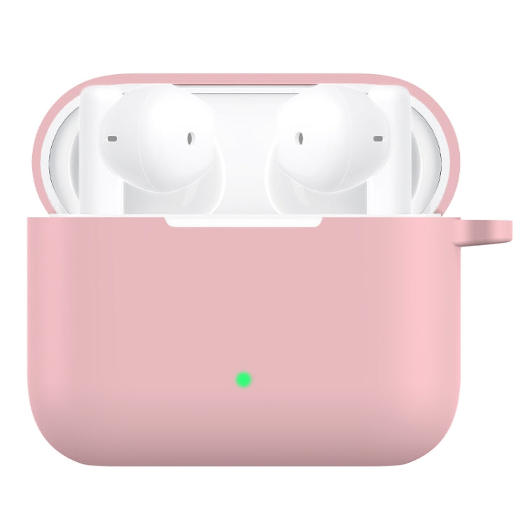 Solid Color Silicone Earphone Protective Case with Hook For Honor Earbuds X2