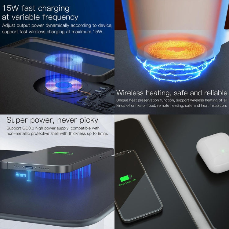 JAKCOM MC3 Wireless Charging Heating Mouse Pad