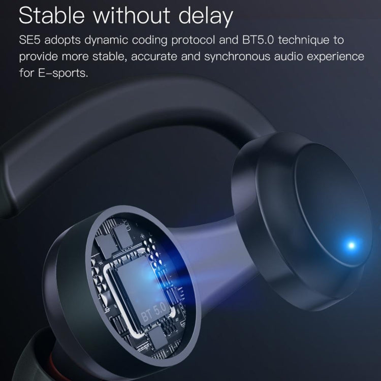 JAKCOM SE5 True Wireless Sport Bluetooth Earphone(Black)