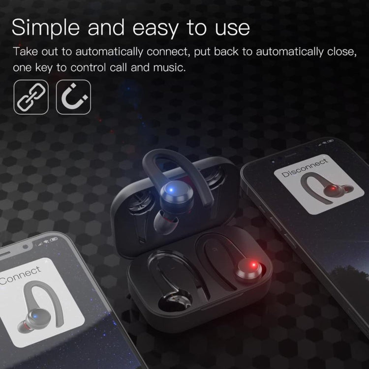 JAKCOM SE5 True Wireless Sport Bluetooth Earphone(Black)