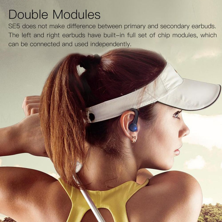JAKCOM SE5 True Wireless Sport Bluetooth Earphone(Black)