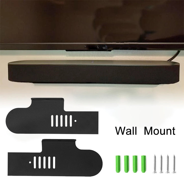 Split Sound Bar Wall-mount Bracket, For Ohayo H6 / H8, For Amoi U2 / U5 / U6 / U7, For Garinemax Speaker, For Sansui 91W, For DENON DHT-S316, For BOSE TV Speaker, For Edifier B3 / B7 / B8