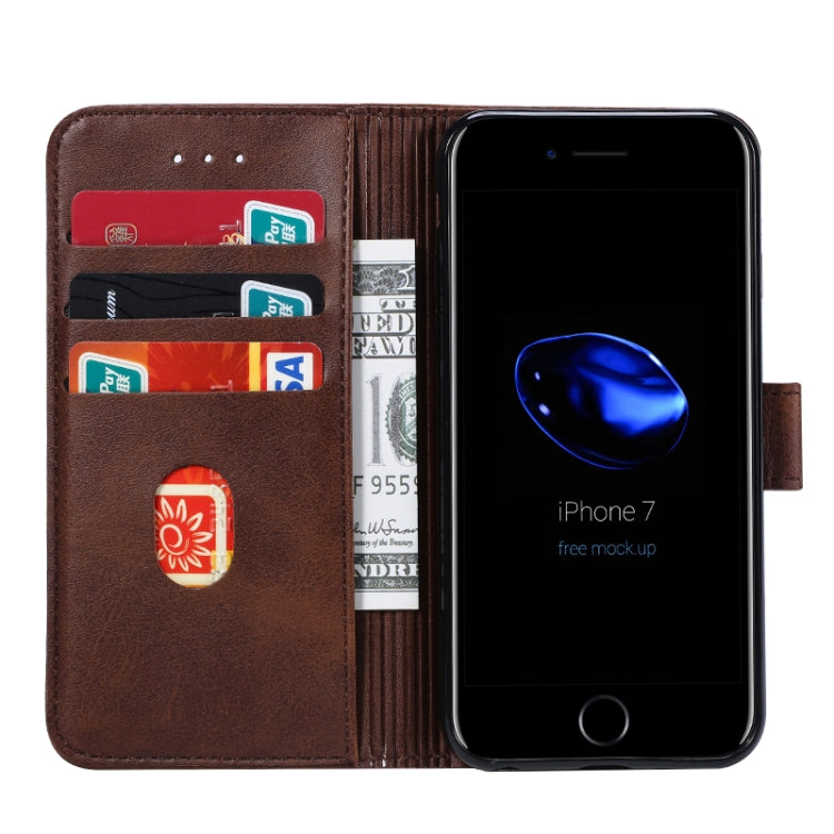 GUSSIM Magnetic Horizontal Flip Leather Case with Holder & Card Slots & & Wallet, For iPhone 8  / 7