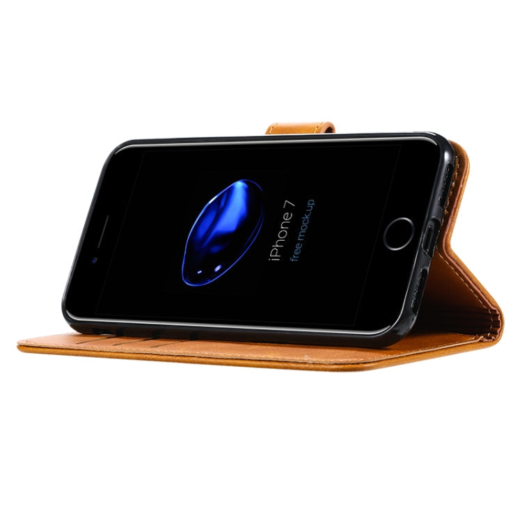 GUSSIM Magnetic Horizontal Flip Leather Case with Holder & Card Slots & & Wallet, For iPhone 8  / 7