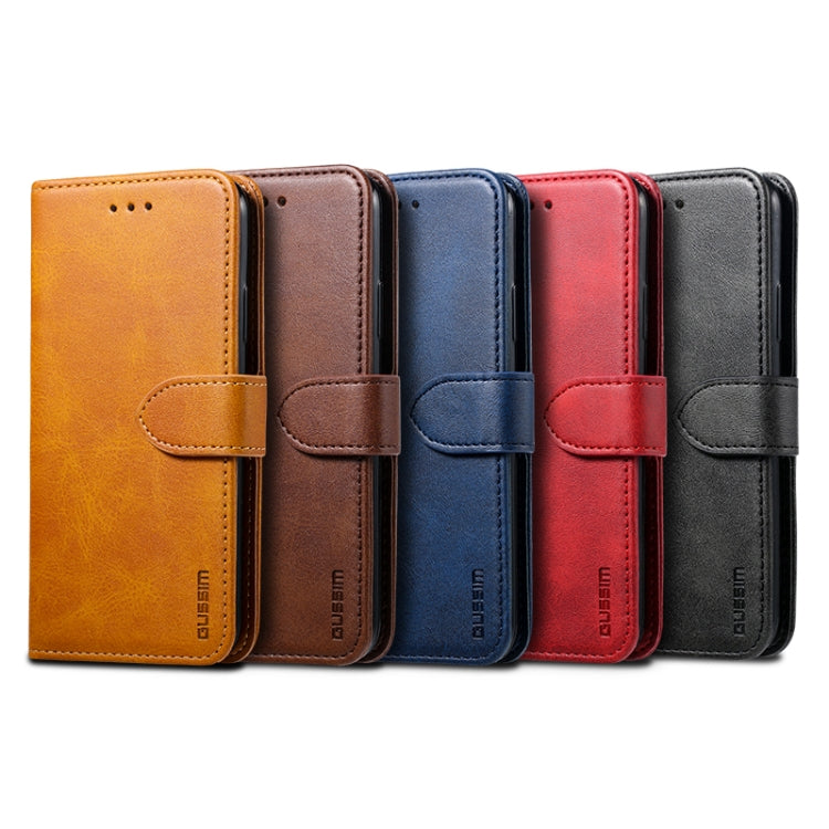 GUSSIM Magnetic Horizontal Flip Leather Case with Holder & Card Slots & & Wallet, For iPhone 8  / 7