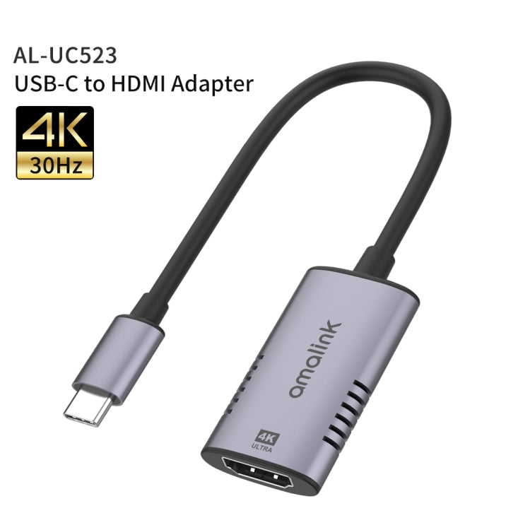 amalink UC523 Type-C / USB-C to HDMI Adapter(Grey)