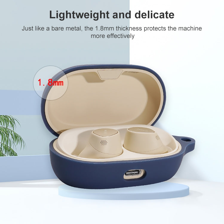 Silicone Earphone Protective Case with Hook, For Jabra Elite 7 Pro