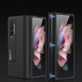 GKK Magnetic Full Coverage Phone Flip Case with Holder, For Samsung Galaxy Z Fold3 5G
