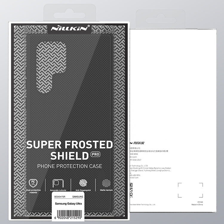 NILLKIN Super Frosted Shield Pro PC + TPU Phone Case, For Samsung Galaxy S22 Ultra 5G